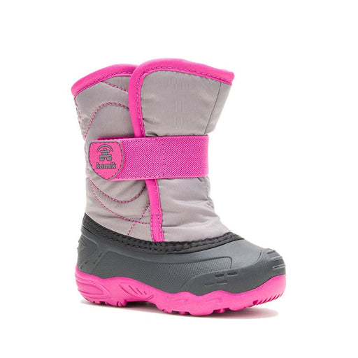 Kamik Kids' Snowbug 5 Boot Gray/Pink