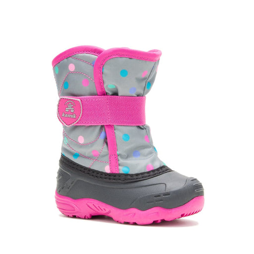 Kamik Kids' Snowbug 6 Boot Gray/Pink