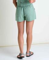 Toad & Co Taj Hemp Pull-On Short - Sagebrush Dobby