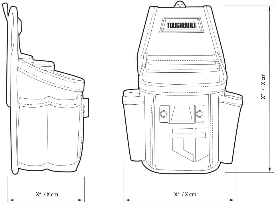 ToughBuilt Technician 7-Pocket Pouch - Medium