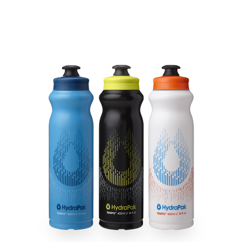 Hydrapak Temp Nutrition Bottle Kit 400ml Blu Blk Wht Blu blk wht