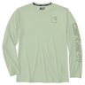 Carhartt Men's Force Sun Defender Lightweight Long-Sleeve Logo Graphic T-Shirt Tender Greens /  / REG