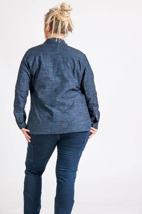 Dovetail Workwear Thompson Shirt Jac - Indigo