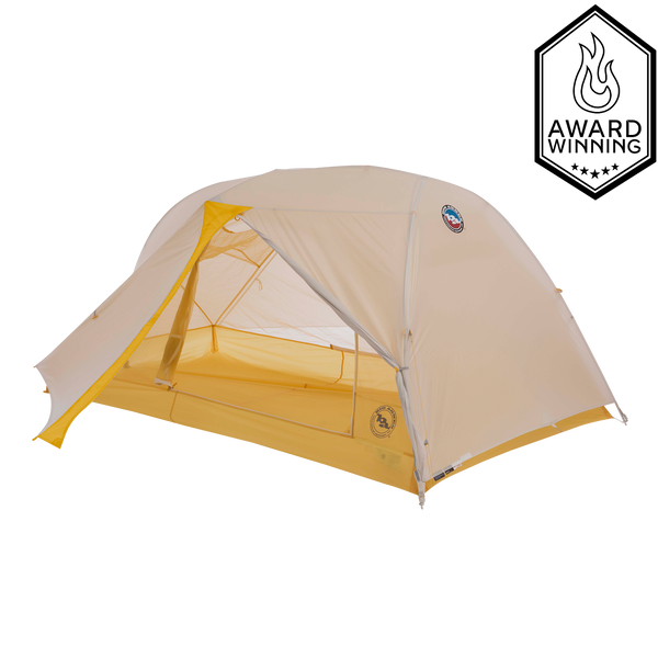 Big Agnes Tiger Wall Ul2 Solution Dye Tent - Gray/yellow Gray/yellow