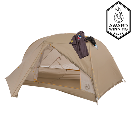 Big Agnes Tiger Wall Ul2 Bikepack Solution Dye Tent - Greige/gray Greige/gray