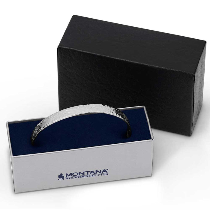Montana Silversmiths Timeless Elegance Chiseled Cuff Bracelet