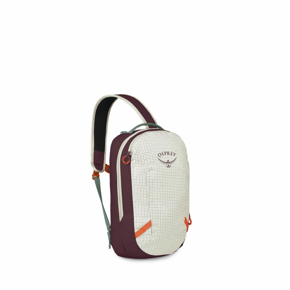 Osprey Packs Transporter Sling, Mystery White/burgundy Mystry white/brgndy