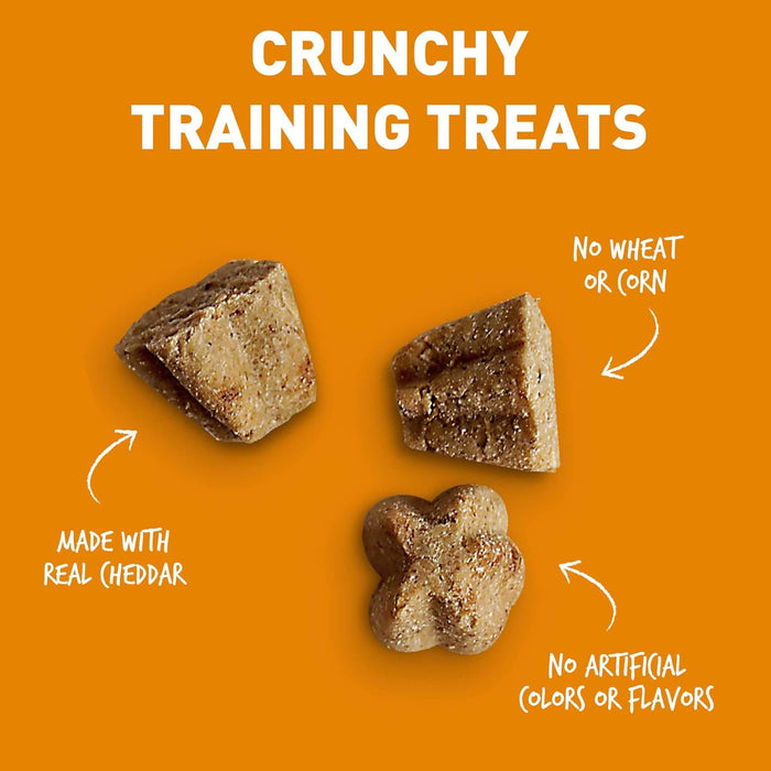 Cloudstar Tricky Trainers Crunchy Dog Treats with Cheddar - 8oz & 12oz