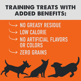 Cloudstar Tricky Trainers Grain Free Soft & Chewy Dog Treats with Peanut Butter - 5oz & 12oz