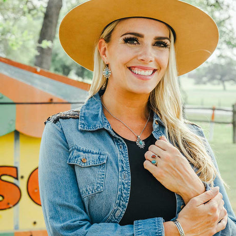 Montana Silversmiths Turquoise Star Pendant Necklace