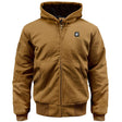 Action Heat Men's 5V Battery Heated Canvas Work Jacket - Khaki Khaki