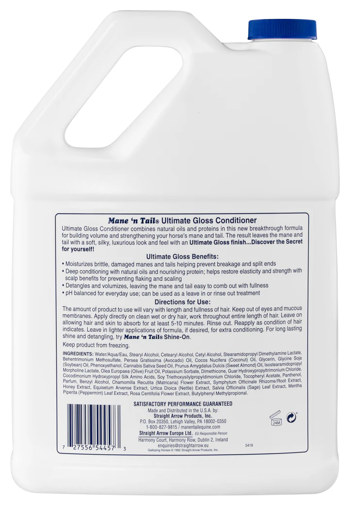 Mane n' Tail Ultimate Gloss Conditioner - 3.4oz / 32oz. / 1 Gallon