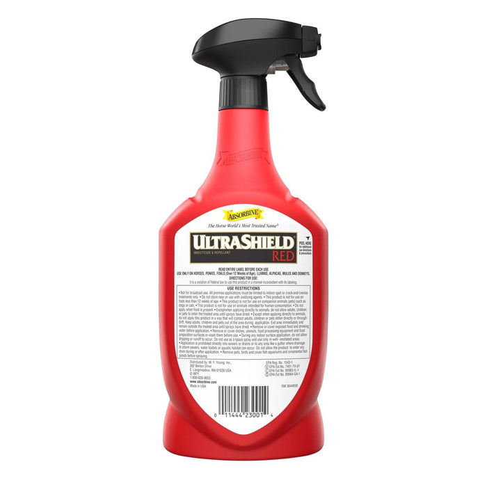 Absorbine UltraShield Red Insecticide & Repellent - (32oz & 1 Gallon)