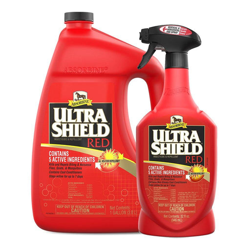 Absorbine UltraShield Red Insecticide & Repellent - (32oz & 1 Gallon)