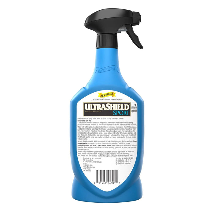 Absorbine UltraShield Sport Insecticide & Repellent - (32oz & 1 Gallon)