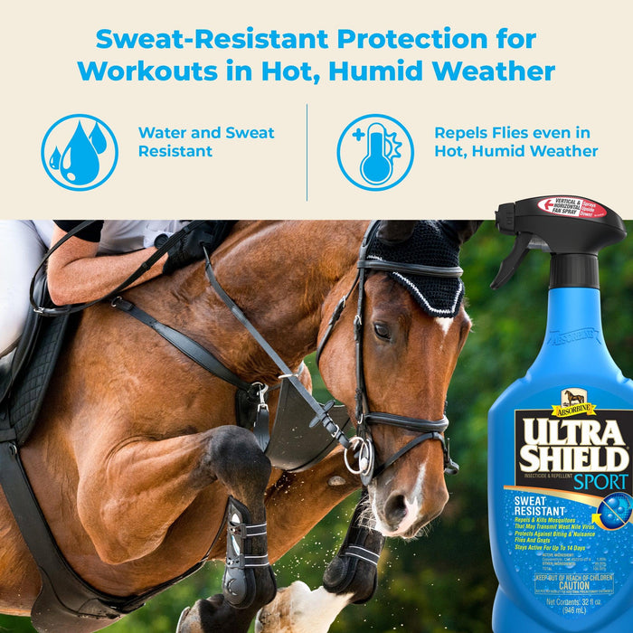 Absorbine UltraShield Sport Insecticide & Repellent - (32oz & 1 Gallon)