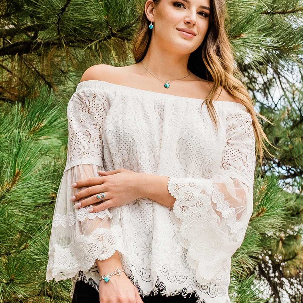 Montana Silversmiths Untamable Heart Of Stone Necklace