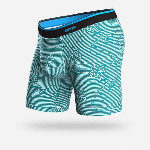 BN3TH Classic Boxer Brief with Fly Linearwave Turquoise