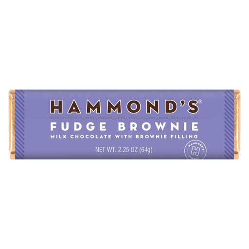 Hammond's Candies Fudge Brownie Milk Chocolate Bar