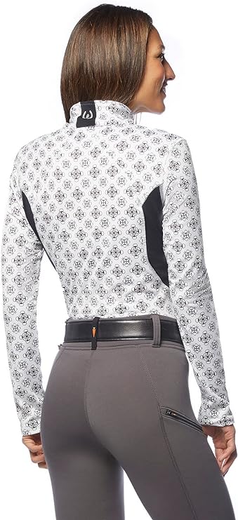 Kerrits Equestrian Apparel Up Tempo Fleece Tech Long Sleeve Top - Print