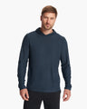 Vuori Men's Strato Tech Hoodie - Navy Heather Navy Heather