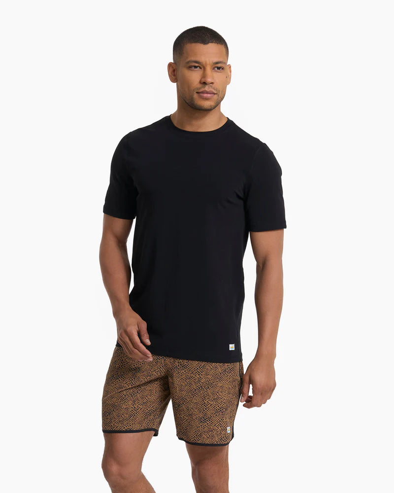 Vuori Men's Tuvalu Tee Black