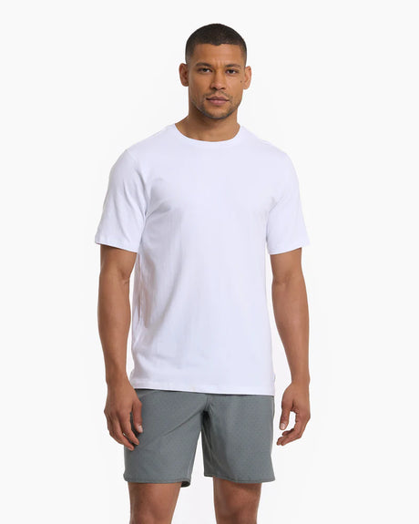Vuori Men's Tuvalu Tee White