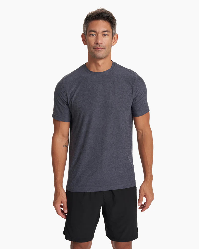 Vuori Men's Strato Tech Tee Azure heather