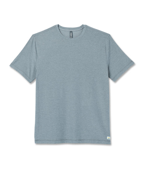 Vuori Strato Tech Tee - Dusty Blue Heather Dusty Blue Heather