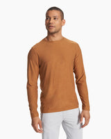 Vuori Men's Long-sleeve Strato Tech Tee Autumn heather