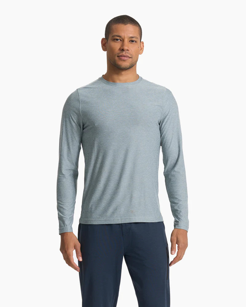 Vuori Men's Long-sleeve Strato Tech Tee Stormy heather