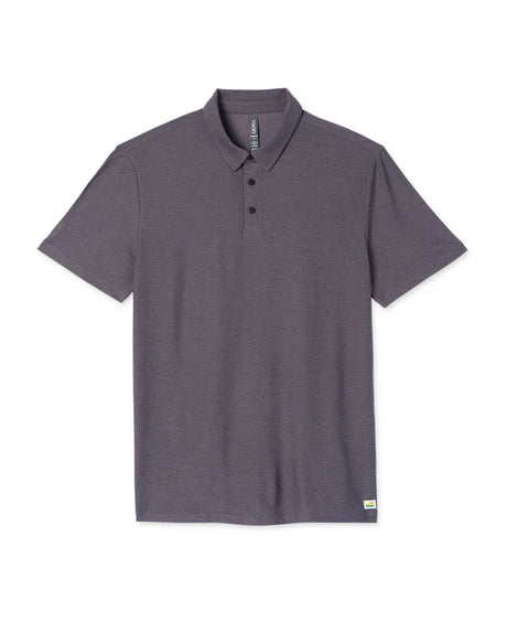 Vuori Strato Tech Polo - Mocha Heather Mocha Heather