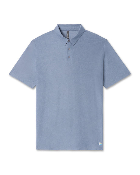 Vuori Strato Tech Polo - Chambray Heather Chambray Heather