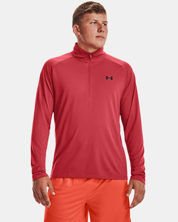 Under Armour Men's Ua Tech™ ½ Zip Long Sleeve Chakra/black