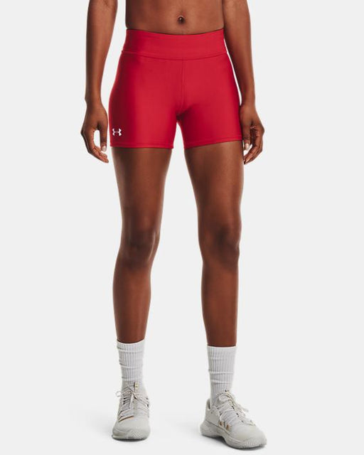 Under Armour Women's Ua Team Shorty 4in Short Red/white