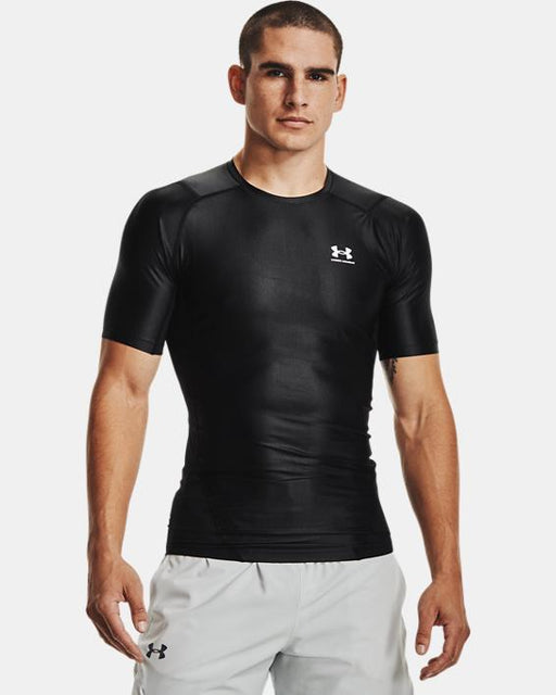 Under Armour Men's Ua Iso-chill Compression Short Sleeve Black/white