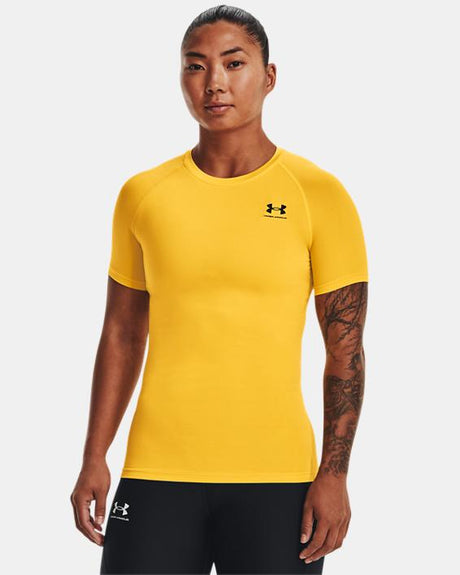 Under Armour Women's HeatGear Compression Short Sleeve Taxi/black