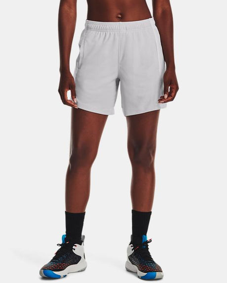 Under Armour Women's Ua Baseline Short Halo gray/white