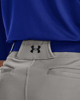 Under Armour Men's UA Utility Baseball Pants - Baseball Gray/Black Baseball Gray/Black