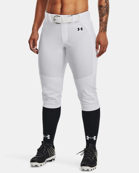 Under Armour Women's Ua Vanish Softball Pant White/black