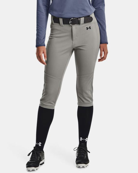 Under Armour Women's Ua Utility Softball Pant Gray/black