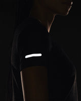 Under Armour Women's UA Seamless Stride Short-Sleeve - Black/Black/Reflective Black/Black/Reflective