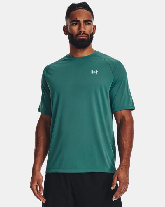 Under Armour Men's Ua Tech Reflective Short Sleeve Coastalteal/rflctiv