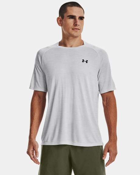 Under Armour Men's Ua Tech 2.0 Tiger Short Sleeve Halo gray/black