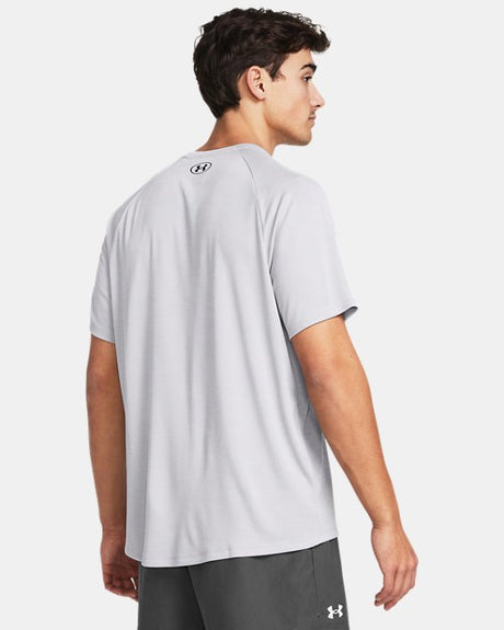 Under Armour Men's UA Tech Textured Short-Sleeve - White/Black White/Black