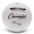 CHAMPION SPORTS Official Size VB2 Pro Comp Volleyball, White/Black White/black