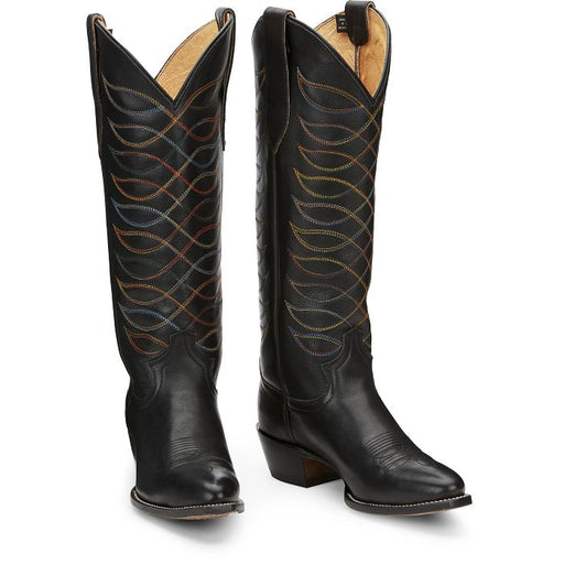 Justin Women's Whitley 15" Western Boot Black