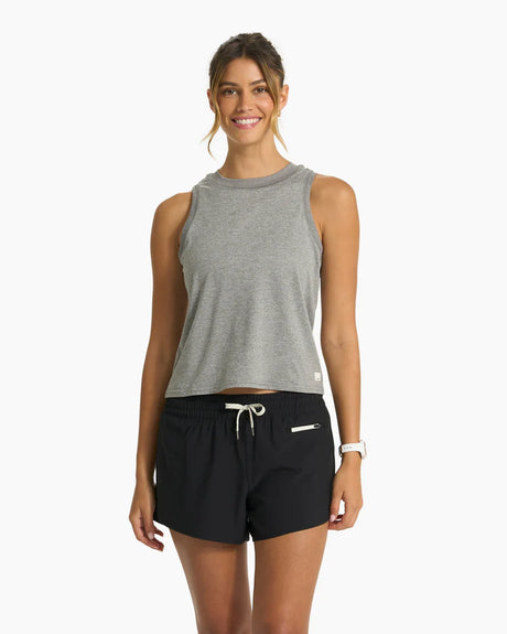 Vuori Women's Energy Top Heather grey