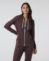 Vuori Women's Halo Performance Hoodie 2.0 - Elderberry Heather Elderberry Heather