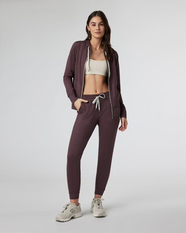 Vuori Women's Halo Performance Hoodie 2.0 - Elderberry Heather Elderberry Heather